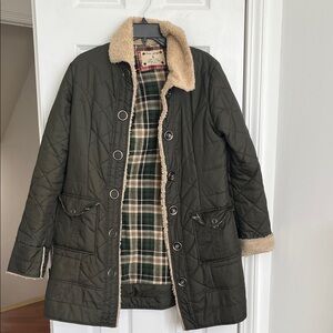 Free People Plaid and Sherpa Jacket